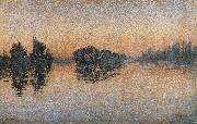 Paul Signac sunset herblay painting